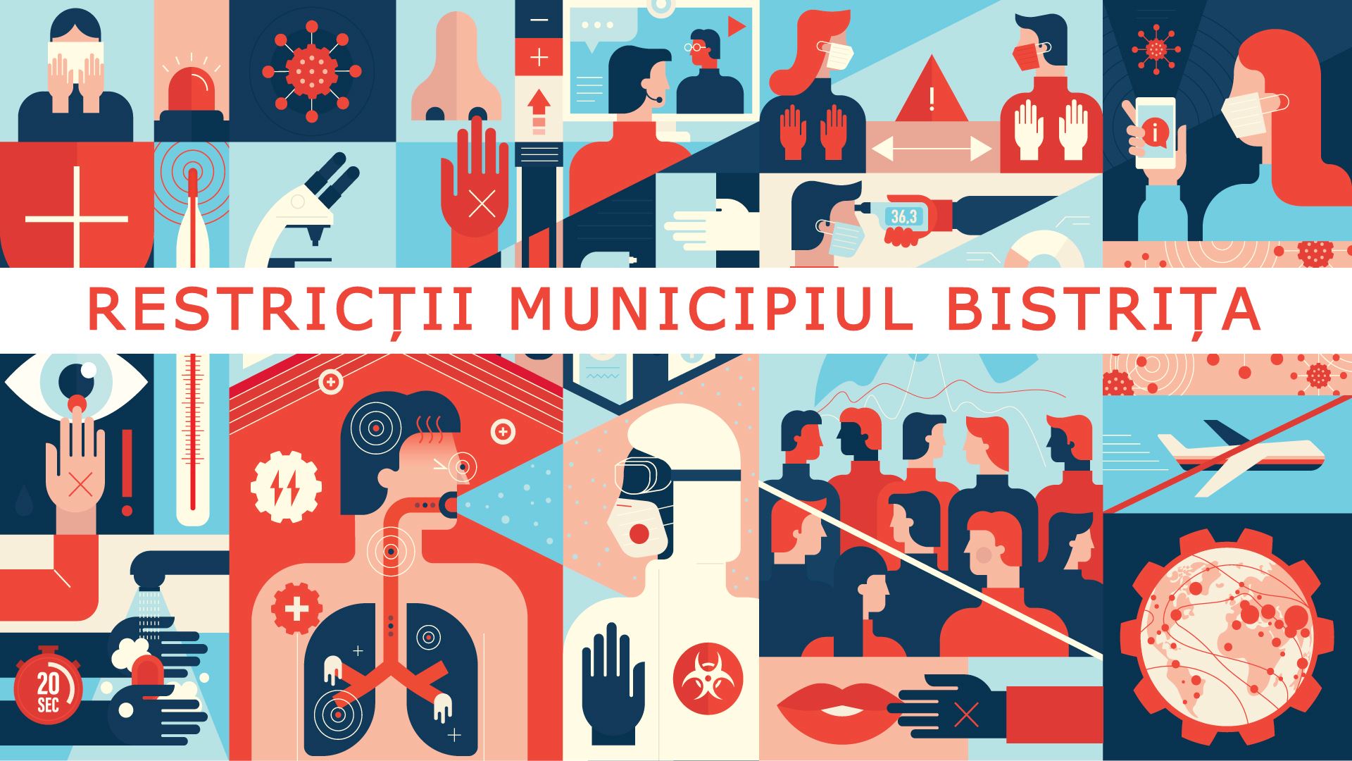 Municipiul Bistrița a intrat în scenariul roșu, care impune măsuri restrictive Municipiul Bistrița a intrat în scenariul roșu, care impune măsuri restrictive