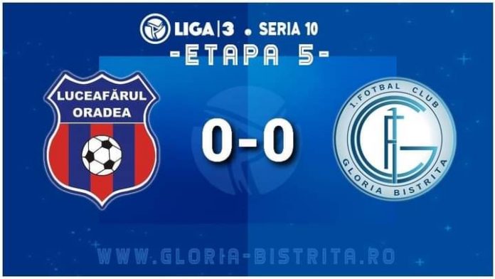 Fotbal: Gloria face un rezultat acceptabil la Oradea – niciun gol marcat în partidă Fotbal: Gloria face un rezultat acceptabil la Oradea – niciun gol marcat în partidă