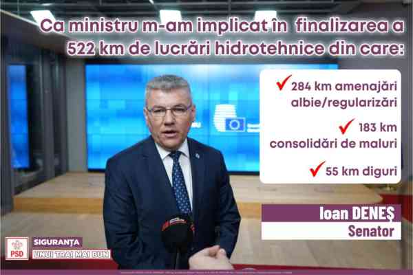 PSD BN: Ioan Deneș – un ministru cu o activitate remarcabilă PSD BN: Ioan Deneș – un ministru cu o activitate remarcabilă