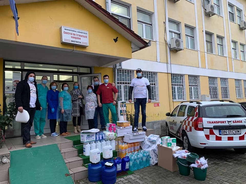 IMPRESIONANTĂ donație primită de Centrul de Transfuzii Sanguine Bistrița