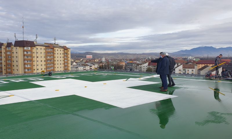 FOTO/VIDEO: Heliportul Spitalului Județean este aproape finalizat! FOTO/VIDEO: Heliportul Spitalului Județean este aproape finalizat!