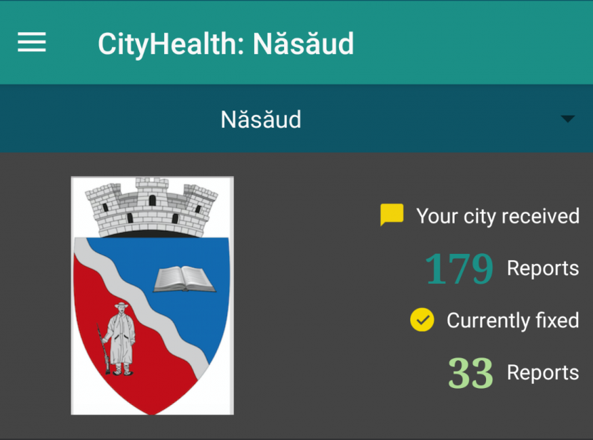 Primăria Năsăud premiază TOP 5 cele mai votate sesizări de pe City Health!