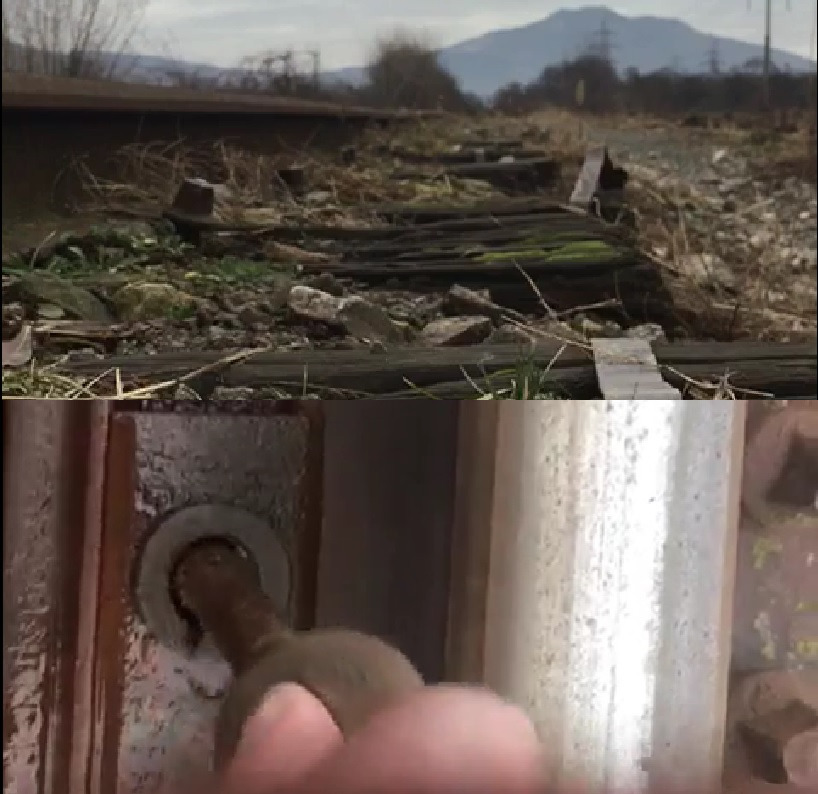 VIDEO: Siguranța înainte de toate?!? Nu pe calea ferată!