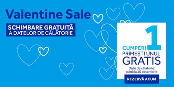 BlueAir a dat startul campaniei ”Valentine Sale” BlueAir a dat startul campaniei ”Valentine Sale”